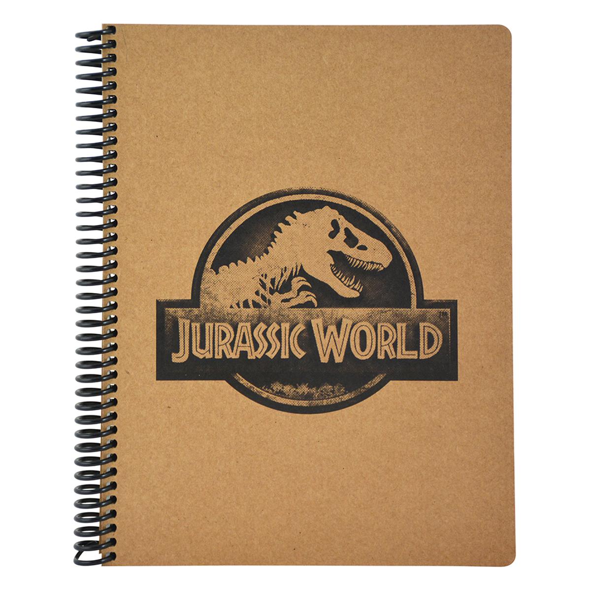 Mynote Jurassic World Kareli Spiralli Kraft Defter 19 cm x 26 cm –  100 Yaprak  resmi