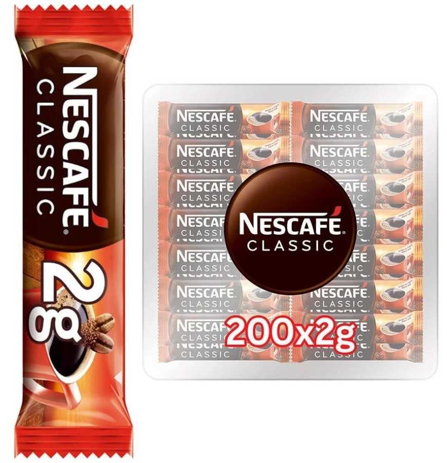 Nescafe Classic Kahve 2 g 200'lü Paket resmi