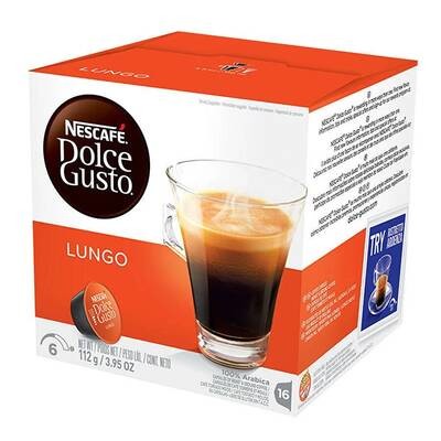 Nescafe Dolce Gusto Lungo Kapsül Kahve 16'lı Paket resmi