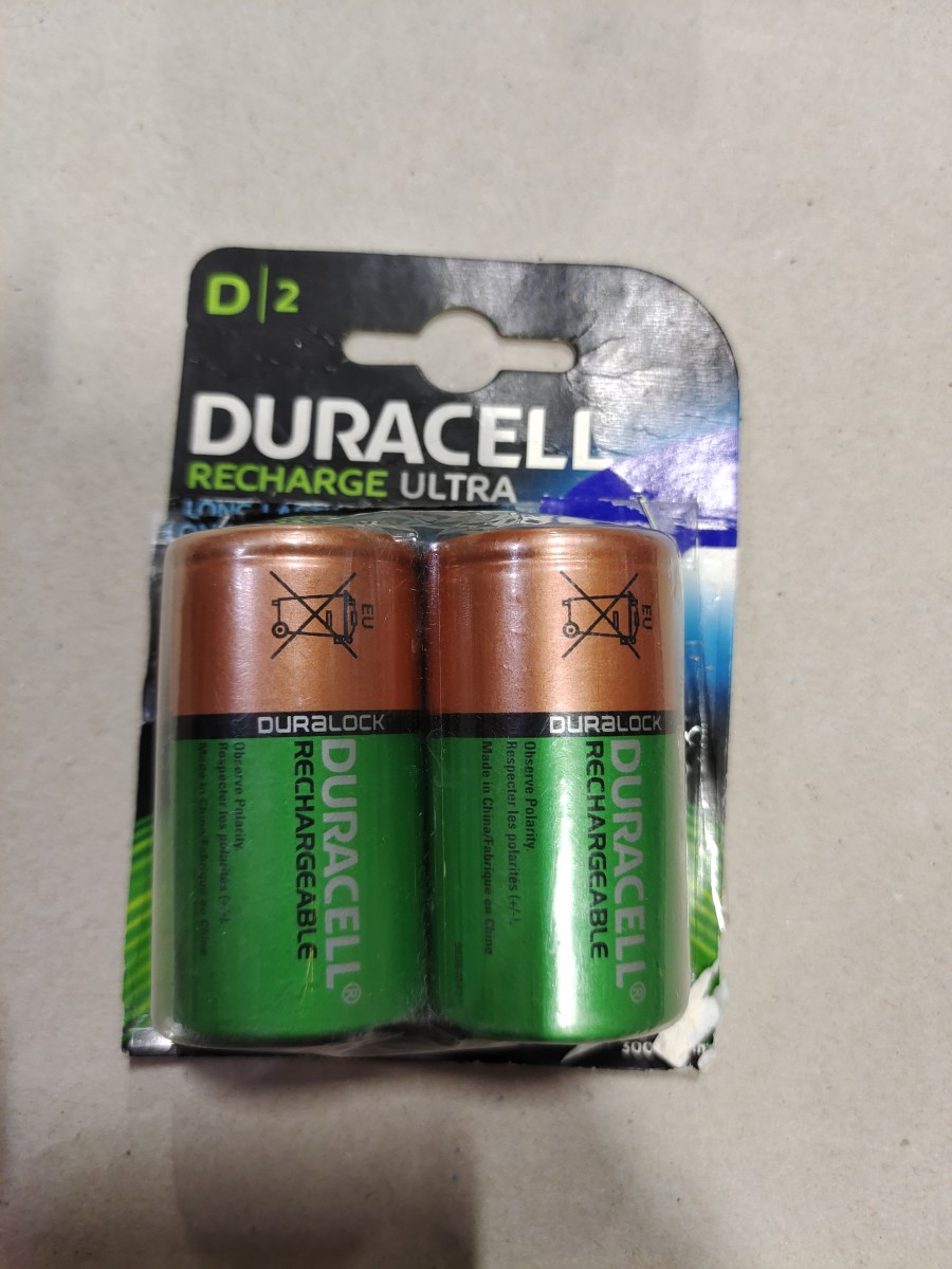 OUTLET Duracell 3000 mAh Şarj Edilebilir D Büyük Boy Pil 2'li resmi