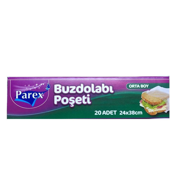 Parex Buzdolabı Poşeti Orta Boy 20'li resmi