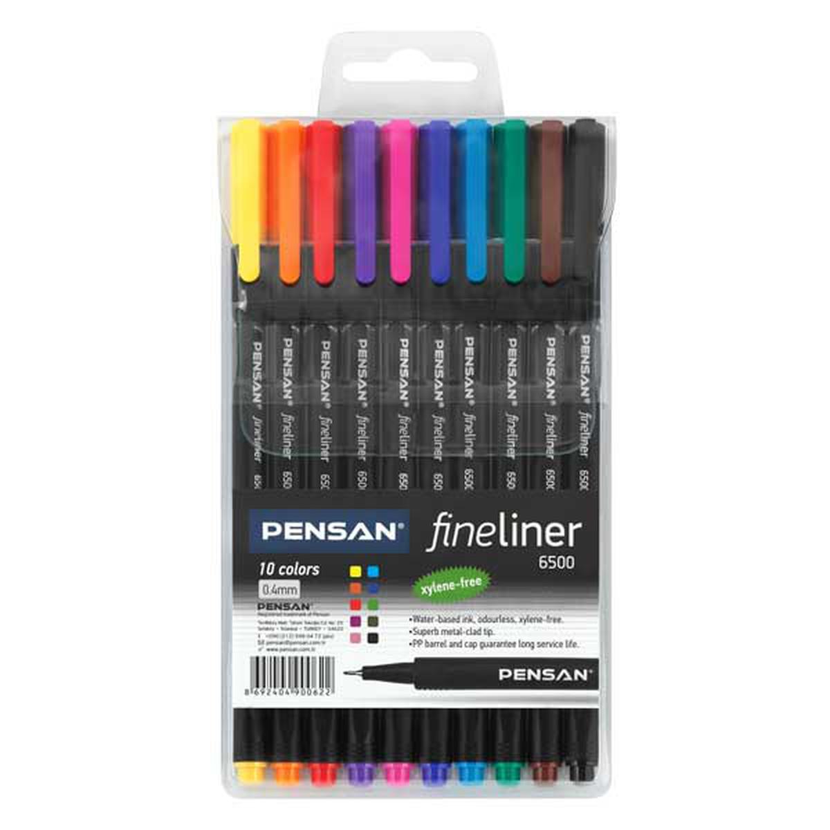 Pensan 6500 Fineliner 10'lu Paket resmi