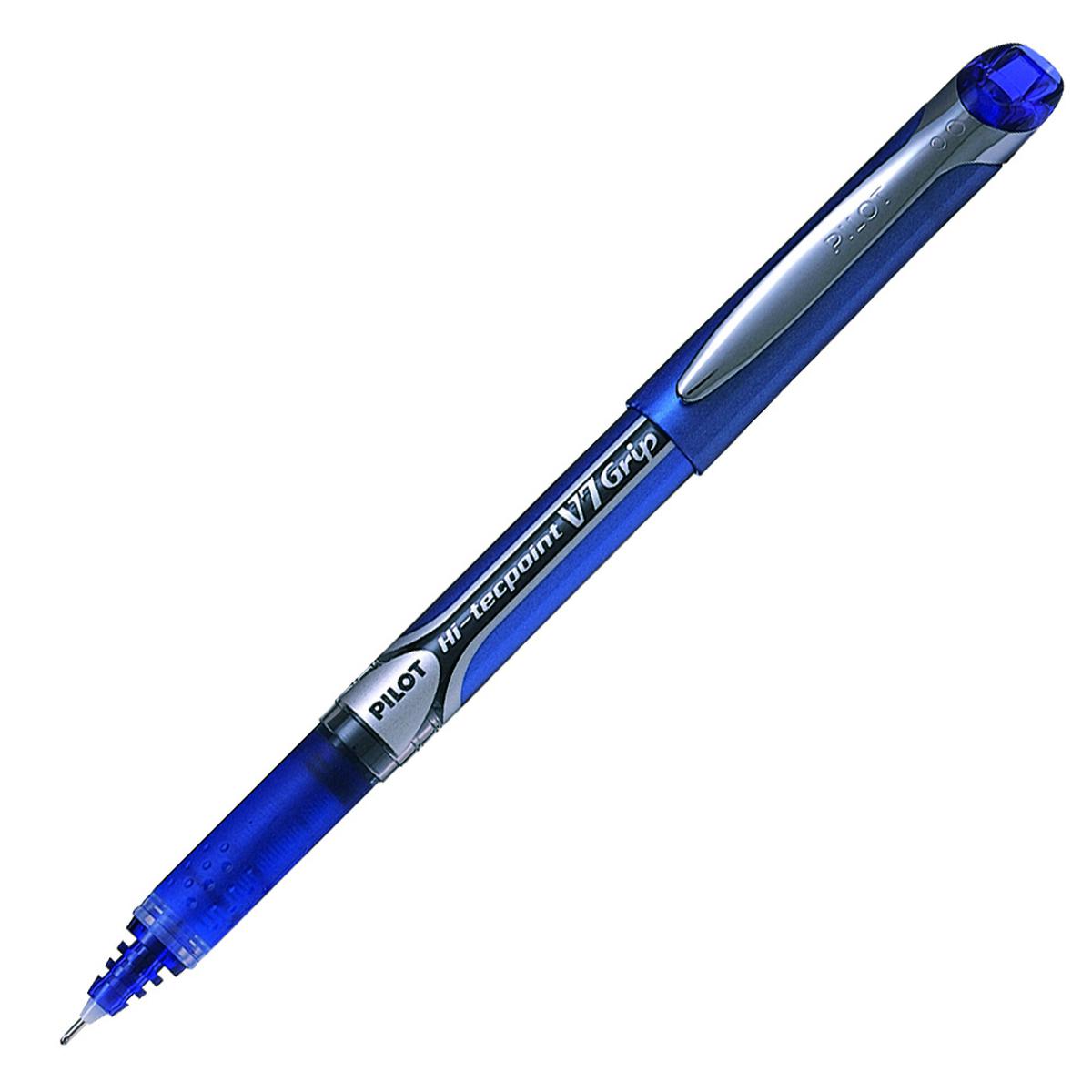 Pilot V7 Grip Hi-Tecpoint İğne Uçlu Kalem Mavi resmi