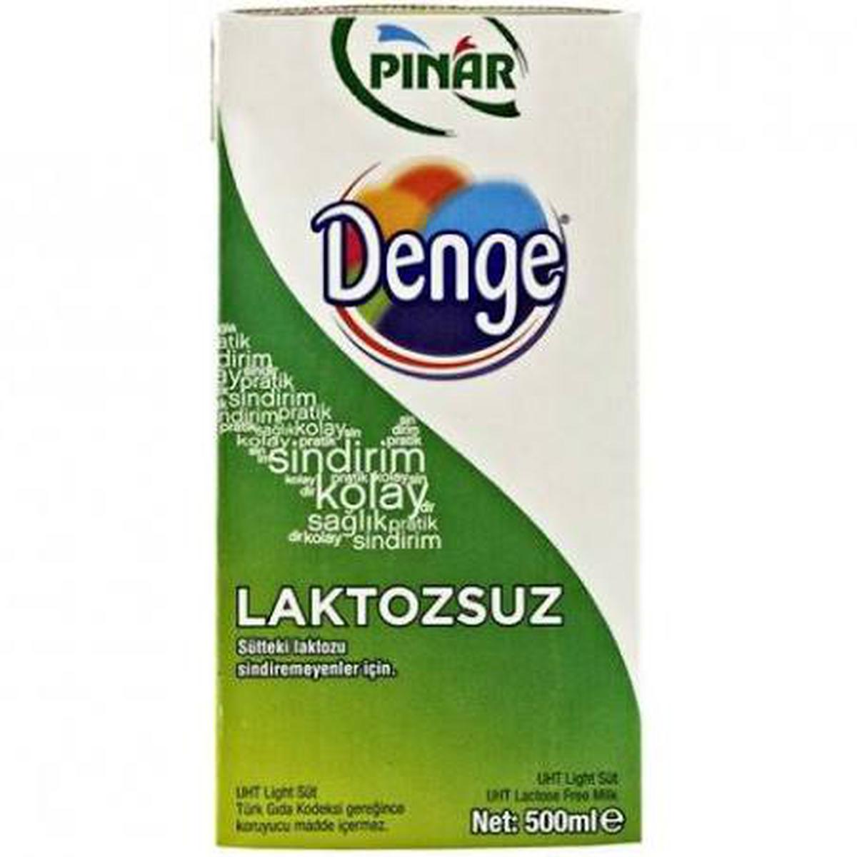 Pınar Denge Laktozsuz Süt 500 ml 12'li Paket resmi