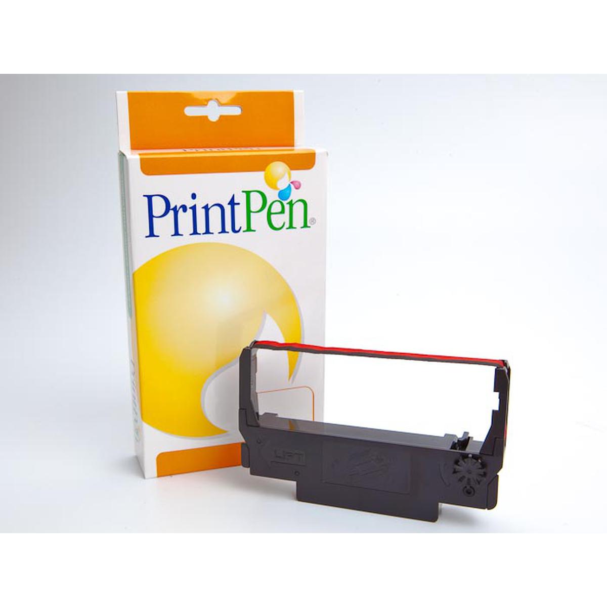 Printpen Epson Erc-30/34/38 Muadil Şerit - Siyah/ Kırmızı resmi