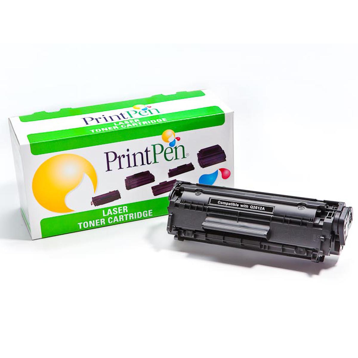 Printpen HP 12A Q2612A / Canon CRG-703 Siyah Muadil Toner - 2000 Sayfa resmi