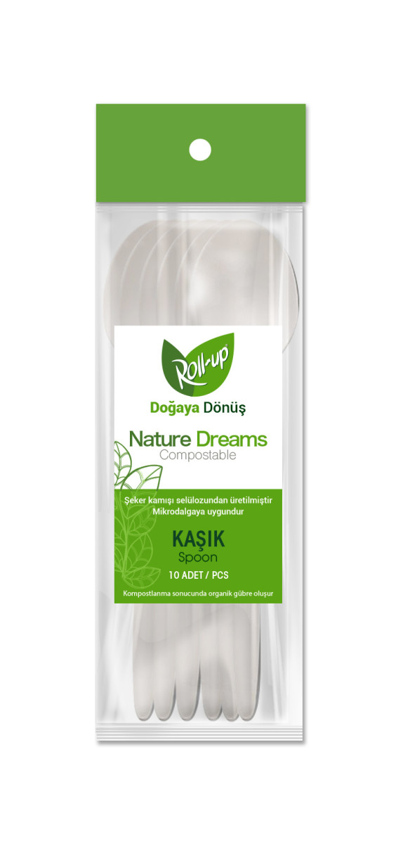 Roll-Up Nature Dreams Kaşık 10'lu Paket resmi