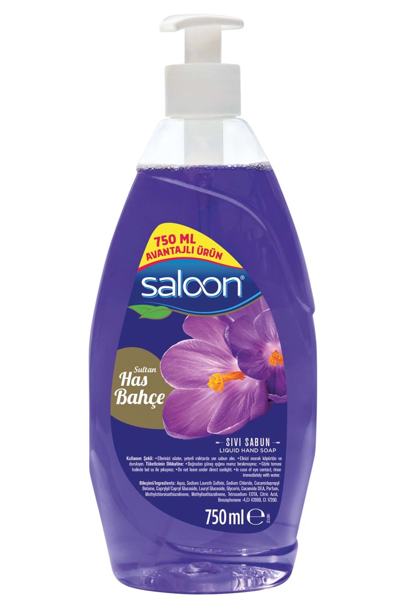 Saloon Sıvı Sabun Sultan Has Bahçe 750 ml resmi