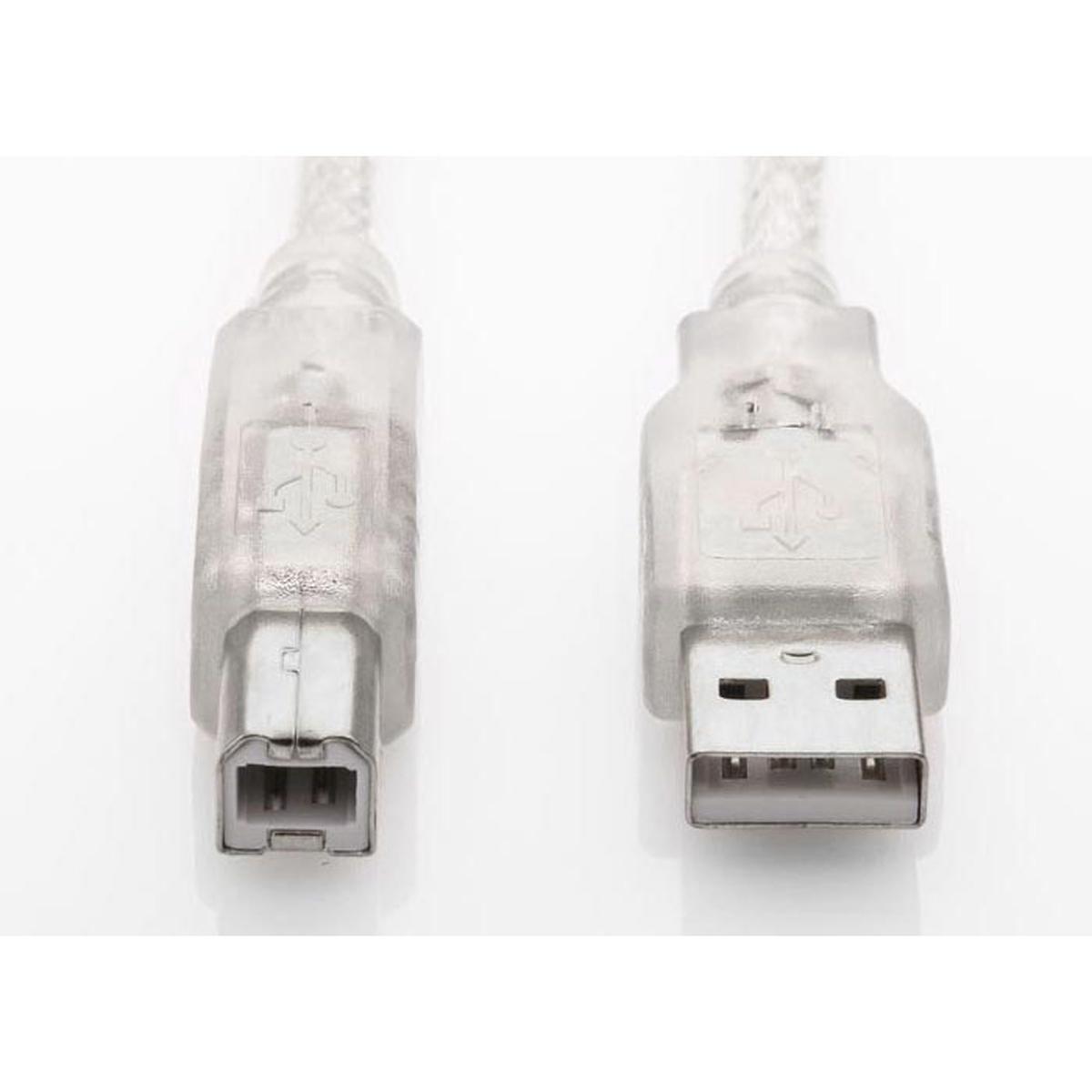 S-Link SL-U2003 Usb 2.0 3m Yazıcı Kablosu Şeffaf resmi