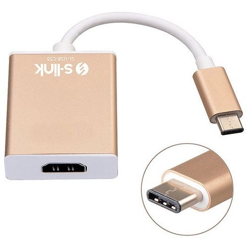 S-Link SL-USB-C55 Type-C to HDMI Dönüştürücü resmi