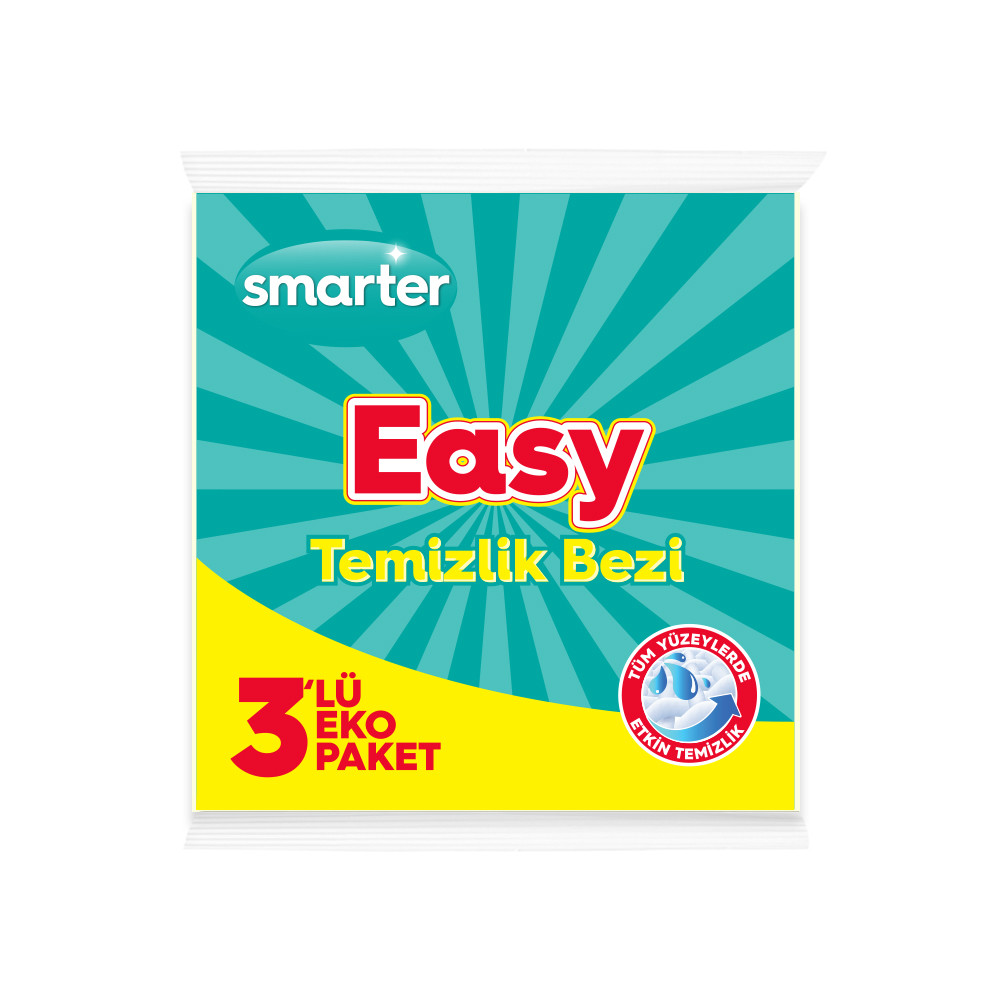 Smarter Easy Temizlik Bezi 3'lü resmi