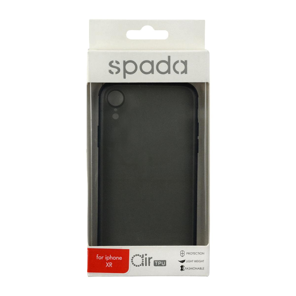 Spada iPhone XR Duo TPU Kılıf - Siyah / Lacivert resmi