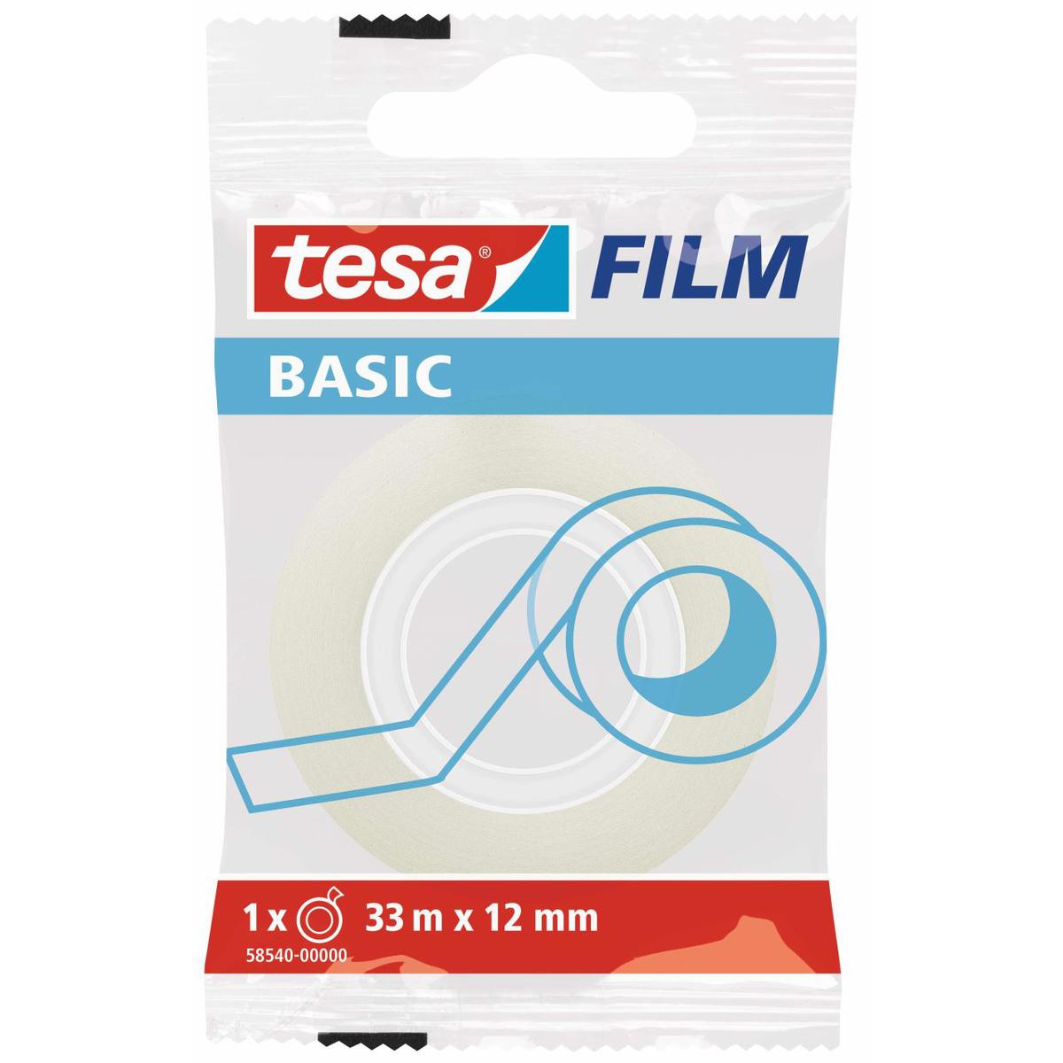 Tesa 58552 Şeffaf Bant 12 mm X  33 m resmi