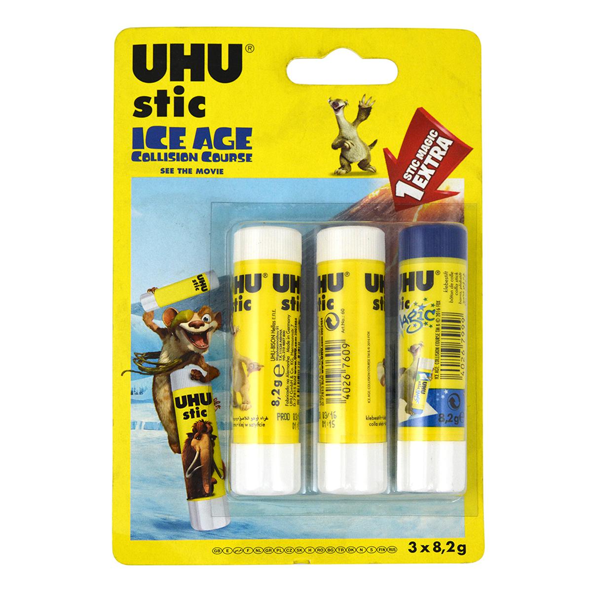 Uhu Stick Yapıştırıcı Figürlü 3 Adet 8.2 g resmi