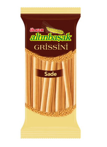 Ülker Altınbaşak Grissini Sade 125 g 12'li Paket resmi