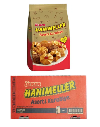 Ülker Hanımeller Asorti Poşet 150 g 12'li Paket resmi