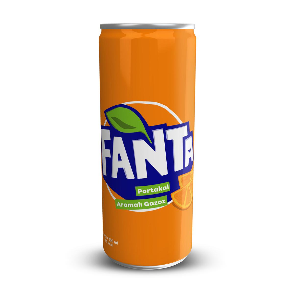 Fanta 250 ml 4'lü paket  resmi