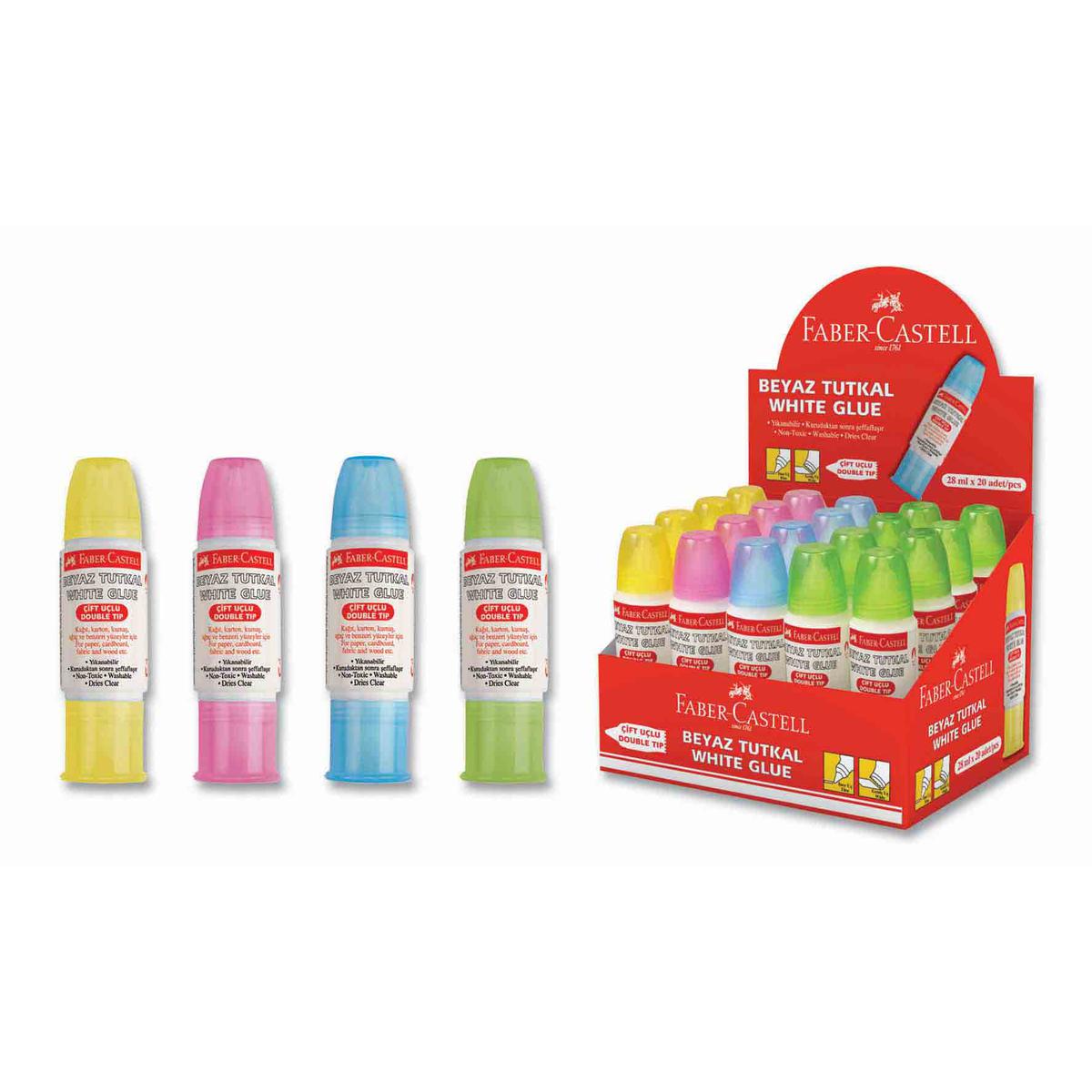 Faber-Castell 179920 Beyaz Tutkal 28 ml resmi