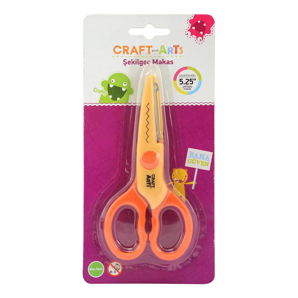 Craft And Arts Şekilli Kesen Makas - 5.25 İnç resmi