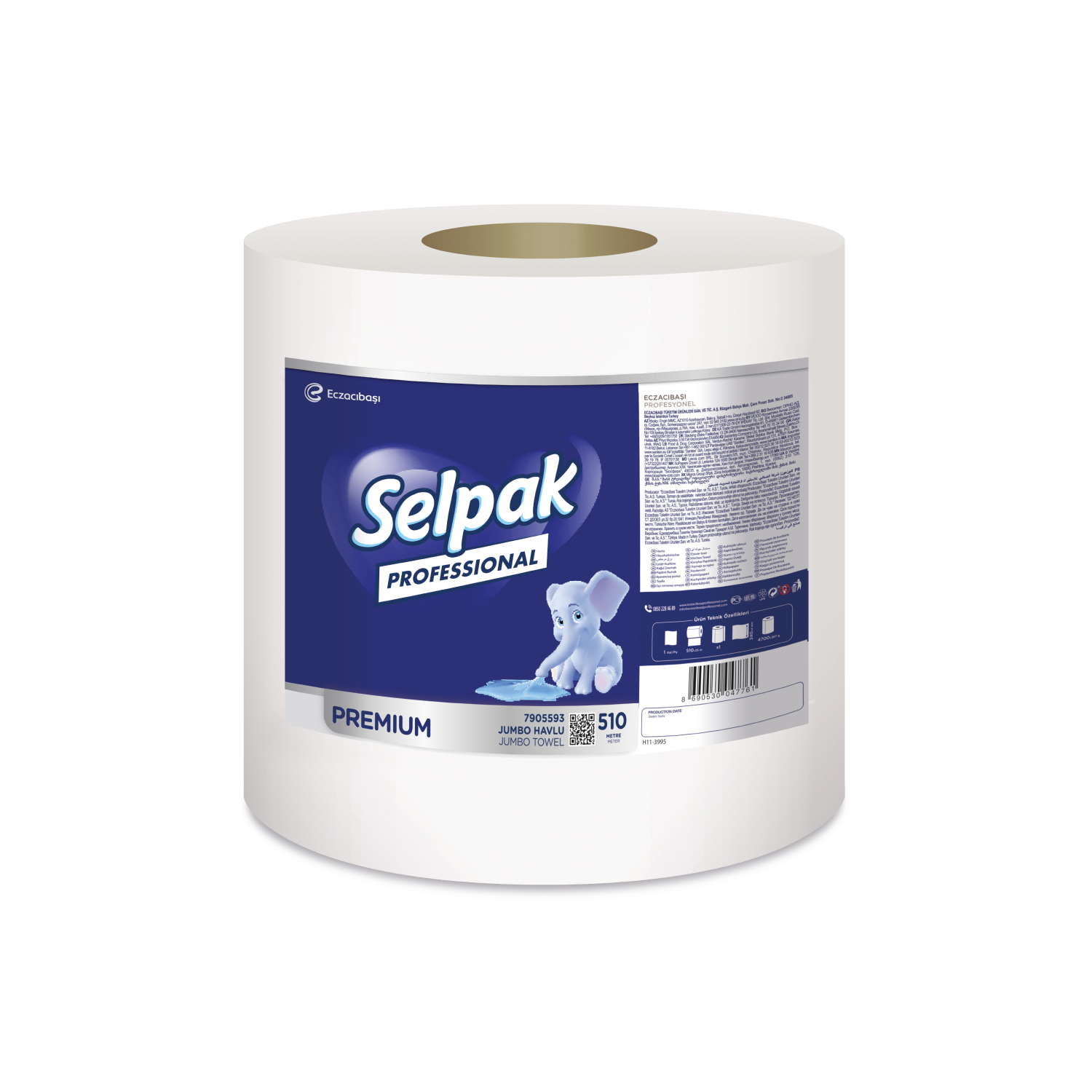 Selpak Professional Premium Havlu 510 Metre resmi