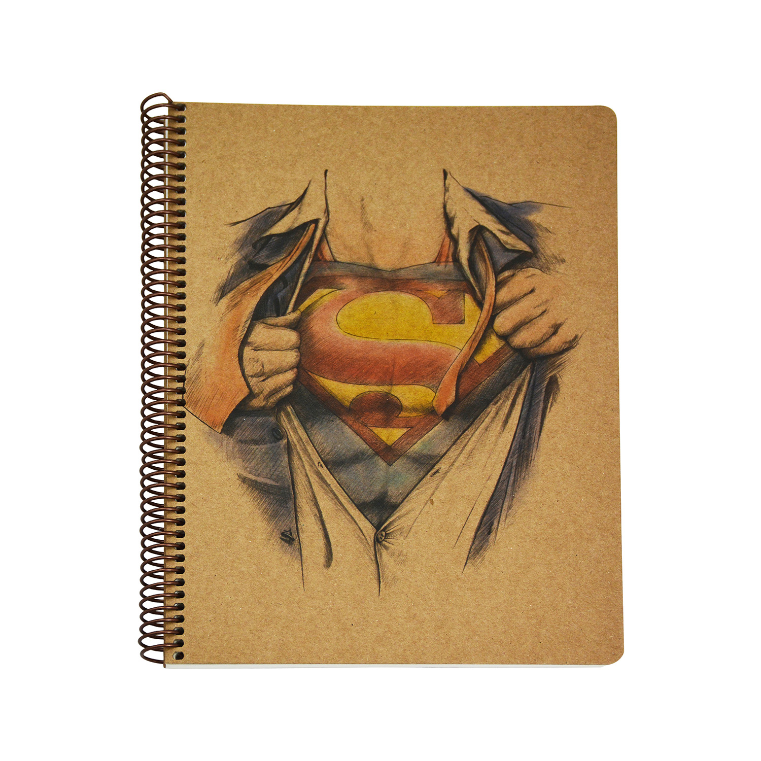 Mynote Superman Defter Kraft Kapak Çizgili A5 100 Yaprak resmi