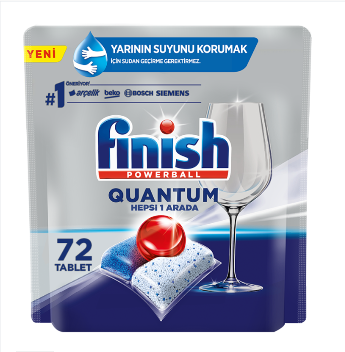 Finish Quantum Bulaşık Makinesi Deterjanı 72 Tablet resmi