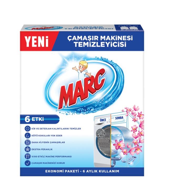 Marc Çamaşır Makinesi Temizleyicisi 2 x 250 ml resmi