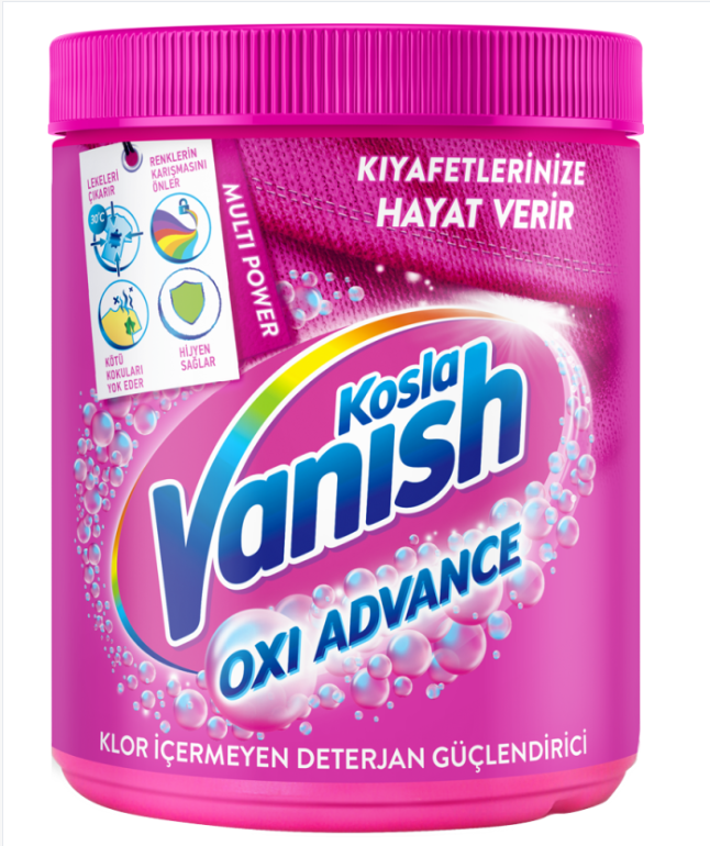 Vanish Multipower Leke Çıkarıcı ve Çamaşır Deterjanı Toz 800 gr (Tüm Renkler) resmi