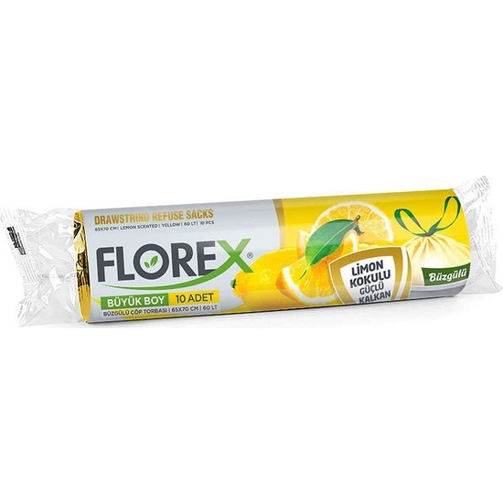 Florex Limon Kokulu Büzgülü Büyük 65 x 70 cm resmi