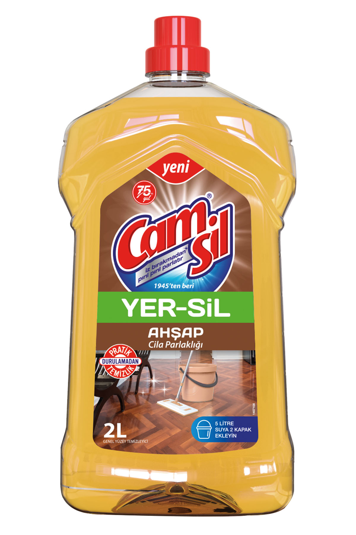 Camsil Yer-Sil Ahşap 2 l  resmi