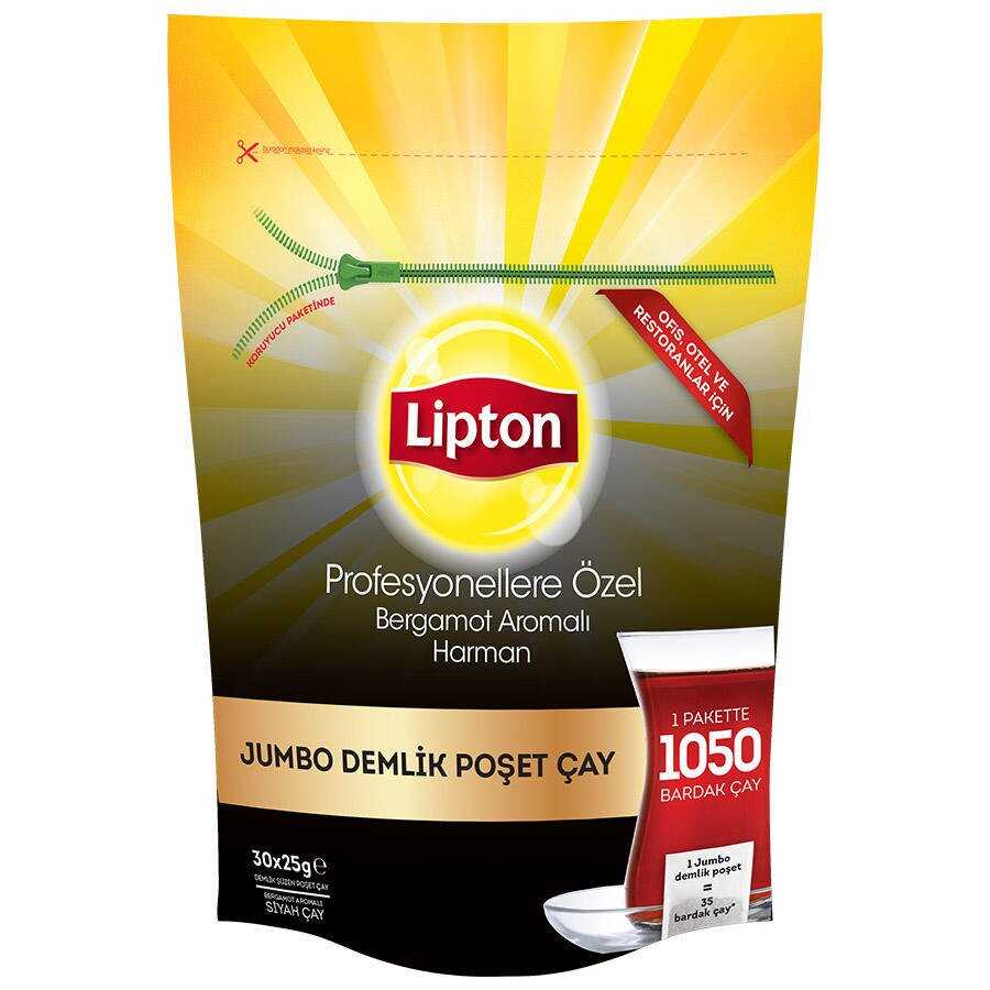 Lipton Jumbo Demlik Poşet Çay Profesyonellere Özel 25 g resmi